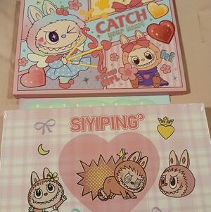 Labubu Colorful Eyeshadow Palette And Lip Gloss